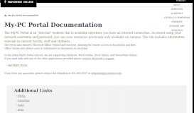 
							         My-PC Portal Documentation – Providence College								  
							    