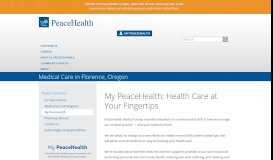 
							         My PeaceHealth for Patients at PeaceHealth Medical Group ...								  
							    