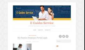
							         My Pepsico Employee Portal Login – E Guides Service								  
							    