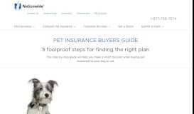 
							         My Pet Protection - Nationwide Pet Insurance								  
							    