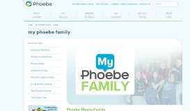 
							         My Phoebe Family - Phoebe Putney								  
							    