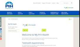 
							         My PIH Health - PIH Health - Whittier, CA								  
							    