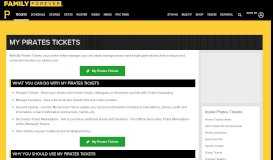 
							         My Pirates Tickets | Pittsburgh Pirates - MLB.com								  
							    