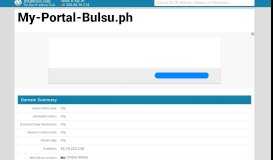
							         My Portal Bulsu - My-Portal-Bulsu.ph Website Analysis and ...								  
							    