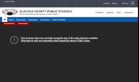 
							         My Portal (EduTone) - Alachua County Public Schools								  
							    