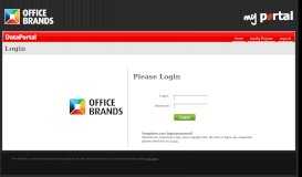 
							         My Portal Login - Office Brands								  
							    