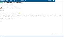 
							         My Portal UC Smart - Administrator								  
							    
