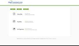 
							         My Provider Link - Your Service Provider's Billing Partner								  
							    