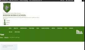 
							         My PWCS Mobile App - Rippon Middle School								  
							    