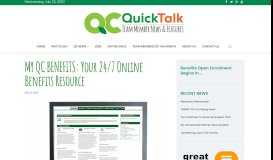 
							         MY QC BENEFITS: Your 24/7 Online Benefits Resource ...								  
							    