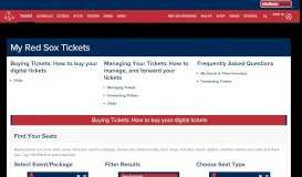
							         My Red Sox Tickets | Boston Red Sox - MLB.com								  
							    