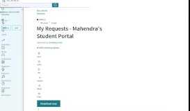 
							         My Requests - Mahendra's Student Portal (667 views) - Scribd								  
							    