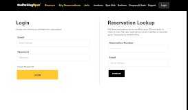 
							         My Reservations Login - The Parking Spot								  
							    