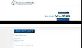 
							         My RGH Chart - RGH - Roane General Hospital								  
							    