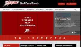 
							         my Sci LEARN - West Plains Schools								  
							    