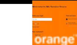 
							         My Service Space | Orange Business Services								  
							    