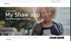 
							         My Shaw App | Access Your Shaw My Account Services On ...								  
							    