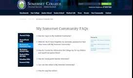 
							         My Somerset Community FAQs | Portals | Somerset College | Gold Coast								  
							    