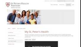 
							         My St. Peter's Health - St. Peter's Health Partners Medical ...								  
							    