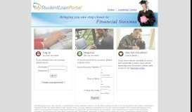 
							         My Student Loan Portal								  
							    