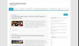 
							         My Student Portal - Student Portal Login								  
							    