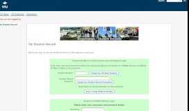 
							         My Student Record: Main Page - VIU Information Systems - Vancouver ...								  
							    