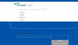 
							         My Sysmex – Your user-friendly customer portal open 24/7 - Sysmex UK								  
							    