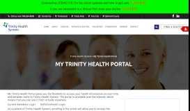 
							         My Trinity Health Portal - Trinity Health System								  
							    
