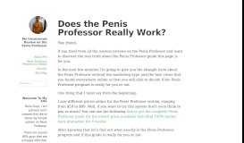 
							         My Uncensored Review on the Penis Professor								  
							    