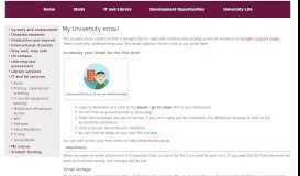 
							         My University email | FAQ								  
							    