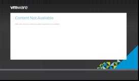 
							         My VMware - Get Personalized Support Quickly and Easily | VMware ...								  
							    