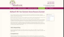 
							         MY WAVE FOR HR - Benefit-Link - Benefit-Link - Health Insurance								  
							    