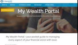 
							         My Wealth Portal - Your Personal Wealth Solution								  
							    