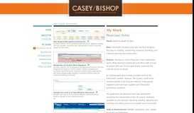 
							         My Work - Physicians' Portal - Casey Bishop								  
							    