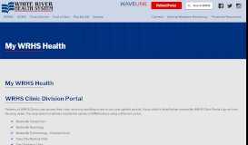 
							         My WRHS Health | White River Health System								  
							    