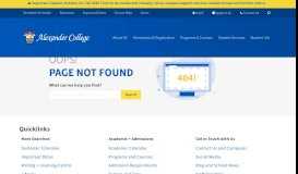 
							         MyAC Student Portal | Alexander College								  
							    