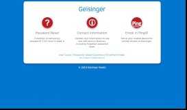 
							         MyAccount Self-Service - Geisinger								  
							    
