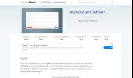 
							         Myaccount.lsfibernet.com website. Login.								  
							    