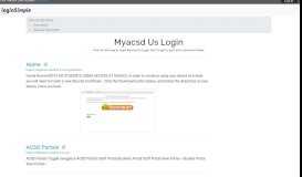 
							         Myacsd Us - Home - LoginSimple								  
							    