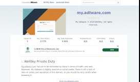 
							         My.adlware.com website. :. WellSky Private Duty.								  
							    
