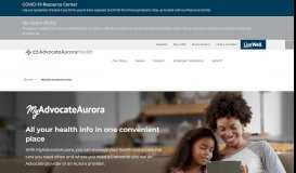 
							         MyAdvocateAurora | Health Record | Advocate Aurora Health								  
							    