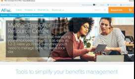 
							         MyAflac Employer Resource Center | Aflac								  
							    