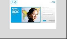 
							         myAIG Login								  
							    