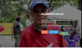 
							         myAMPHS Portal - Academy of Medical & Public Health Services								  
							    