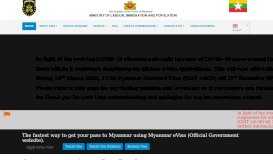 
							         Myanmar eVisa (Official Government Website)								  
							    
