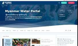 
							         Myanmar Water Portal - Gateway to the Myanmar water sector.								  
							    