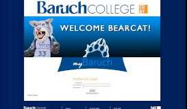 
							         myBaruch admitted student web portal								  
							    