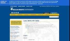 
							         myBHU - Login - Beulah Heights University								  
							    