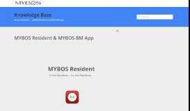 
							         MYBOS Resident & MYBOS BM App - MYBOS Support								  
							    