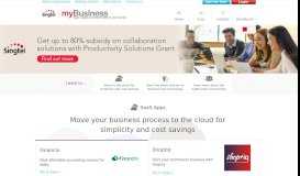 
							         myBusiness - Singtel: SaaS for Business Solutions Online, Cloud ...								  
							    